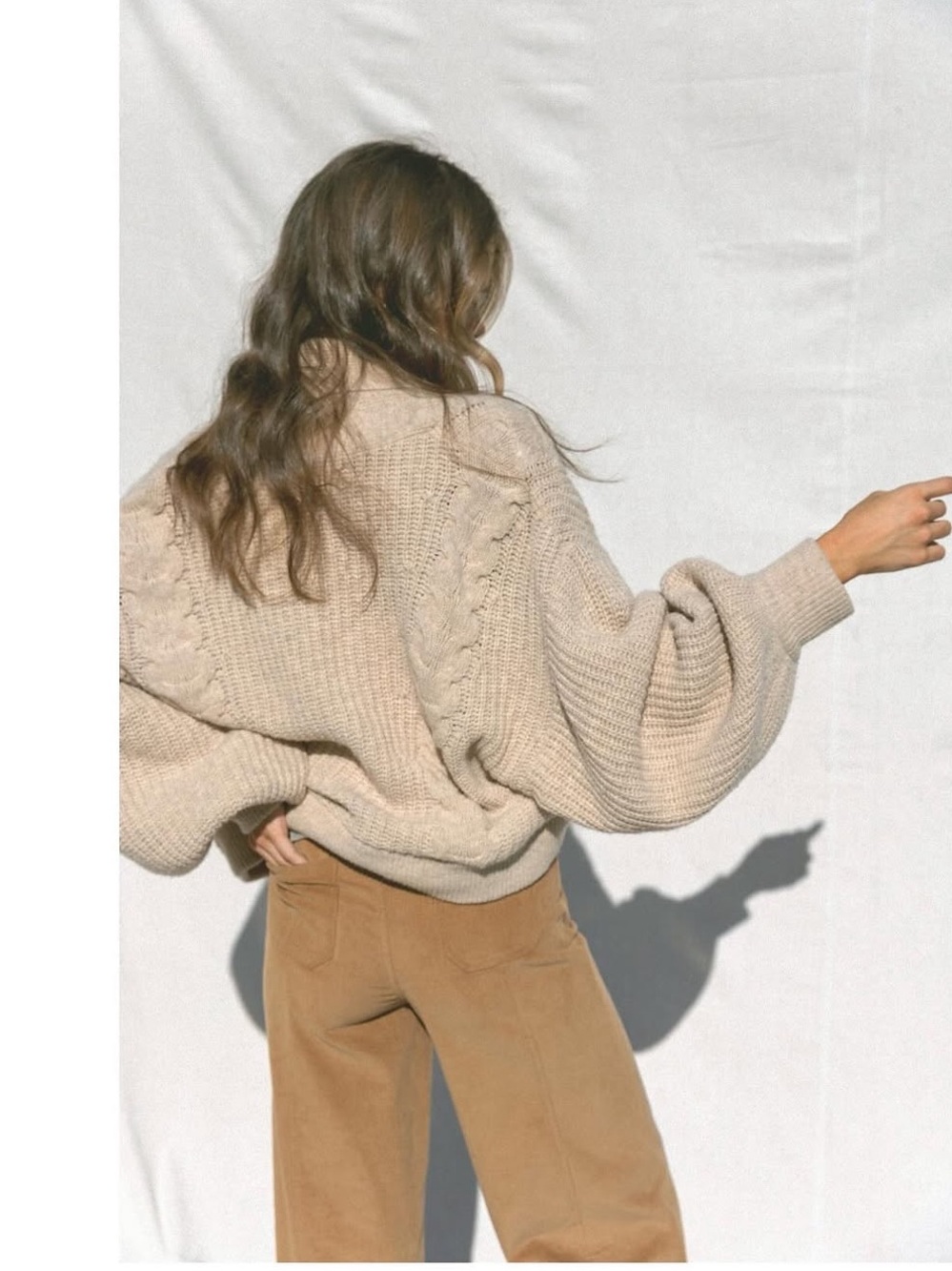 Golden Brown the Label Jericho Cardigan Sweater - Picture 2 of 6